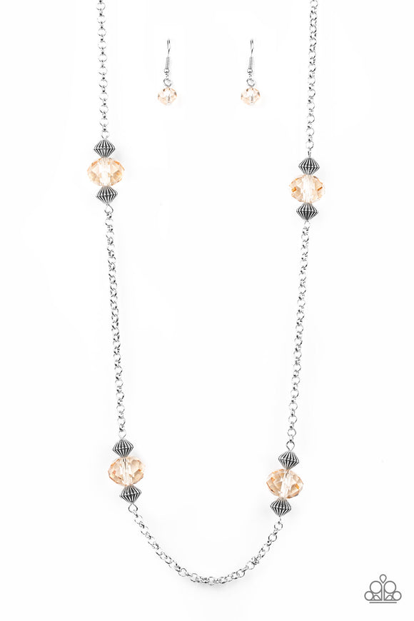 Season of Sparkle - Brown Necklace