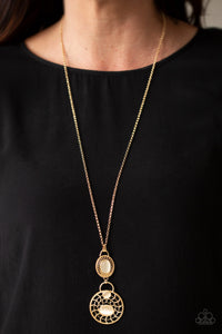 Hook, VINE and Sinker - Gold Necklace
