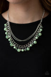 Wait and SEA - Green Necklace