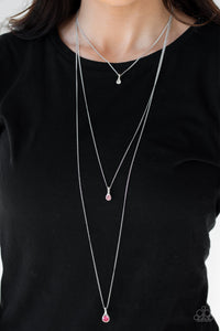 Paparazzi Crystal Chic - Pink Necklace