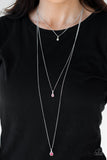Paparazzi Crystal Chic - Pink Necklace