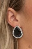 Paparazzi Dare To Shine - Black Earrings