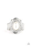 Paparazzi Titanic Twinkle - White Ring