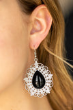 Paparazzi Incredibly Celebrity - Black Earrings