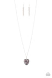 Paparazzi Heart of Sparkle - Purple Necklace