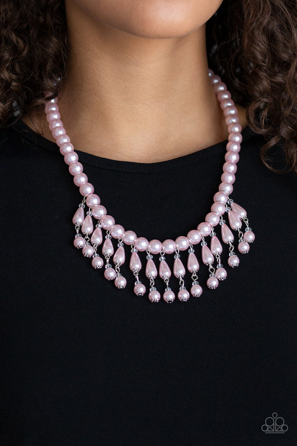 Paparazzi Miss Majestic - Pink Necklace