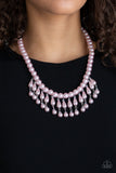 Paparazzi Miss Majestic - Pink Necklace
