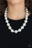 Paparazzi Uptown Heiress - White Necklace