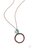 Paparazzi Optical Illusion - Copper Necklace