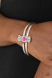 Paparazzi Adobe Sunset - Pink Bracelet