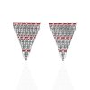 Paparazzi Terra Tricolor - Red Earring