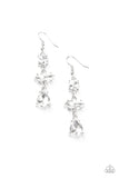 Paparazzi Starlet Twinkle - White Earrings