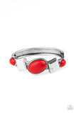 Paparazzi Abstract Appeal - Red Bracelet