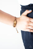 Paparazzi Canyon Warrior - Brown Bracelet