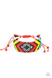 Paparazzi Desert Dive - Red Bracelet