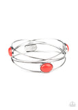 Paparazzi Desert Lagoon - Red Bracelet