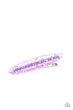 Paparazzi Confetti Couture - Purple Hair Clip