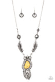 Paparazzi Ruler of The Roost - Yellow Necklace