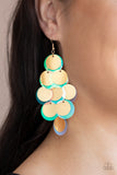 Paparazzi Sequin Seeker - Gold Earrings