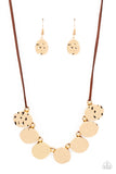 Paparazzi Turn Me Loose - Brown Necklace