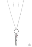 Paparazzi Unlock Your Sparkle - Pink Necklace