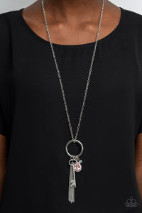 Paparazzi Unlock Your Sparkle - Pink Necklace