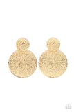 Paparazzi Refined Relic - Gold Earrings