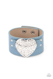 Paparazzi Flauntable Flirt - Blue Bracelet