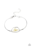 Paparazzi Prairie Paradise - White Bracelet