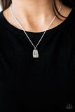 Paparazzi Faith Over Fear - Silver Necklace