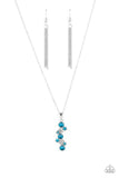 Paparazzi Classically Clustered - Blue Necklace