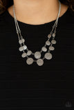 Paparazzi Pebble Me Pretty - Silver Necklace