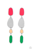 Paparazzi Deco By Design - Multi Earrings