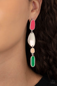 Paparazzi Deco By Design - Multi Earrings