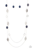 Paparazzi Cobble Creeks - Blue Necklace