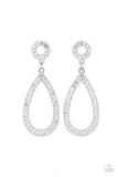 Paparazzi Regal Revival - White Earring