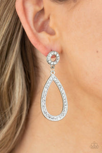 Paparazzi Regal Revival - White Earring