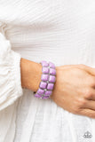 Paparazzi Double The DIVA-ttitude - Purple Bracelet