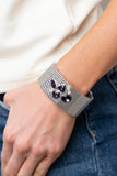 Paparazzi Flickering Fortune - Purple Bracelet