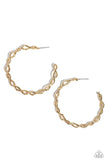 Paparazzi Haute Helix - Gold Earring