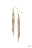 Paparazzi Candescently Couture - Gold Earring