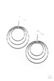 Paparazzi Vintage Vertigo - Silver Earring