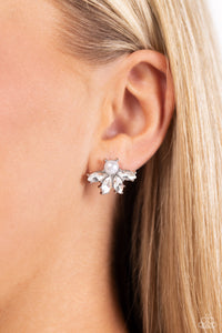 Paparazzi Stellar Showcase - White Earring