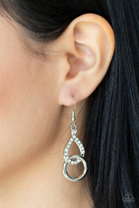 Paparazzi Red Carpet Couture - White Earrings