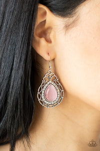 Paparazzi Endlessly Enchanting - Pink Earring