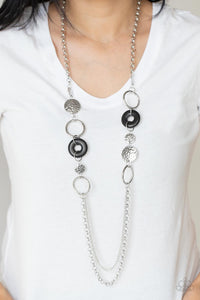 Paparazzi Grounded Glamour - Black Necklace