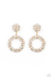 Paparazzi Party Ensemble - Gold Earrings