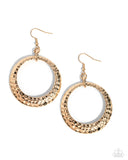 Paparazzi Gallery Gear - Gold Earring