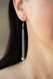 Paparazzi Divine Droplets - White Earring
