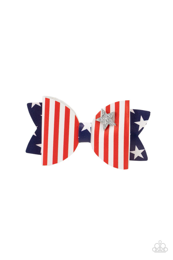 Red, White, and Bows - Multi Red Stripe